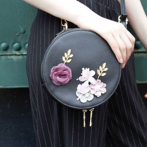 Floral Crossbody Bag - Multiple Colors
